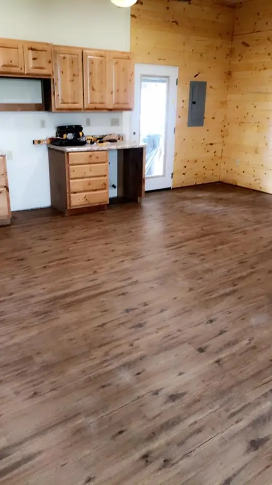 Professional hardwood flooring installation in Oklahoma home