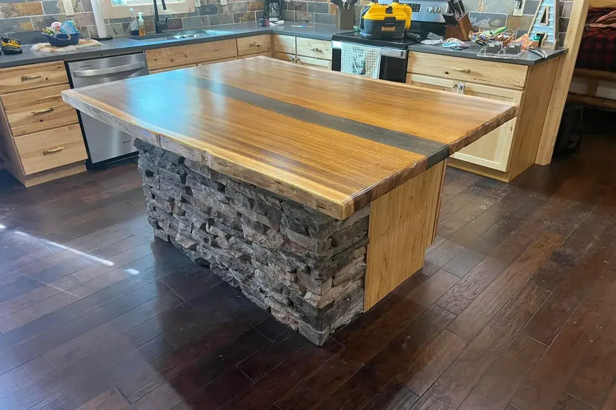 Rustic Kitchen Remodel in Claremore, OK by C&A Roofing & Construction — Project 1 project photo 3