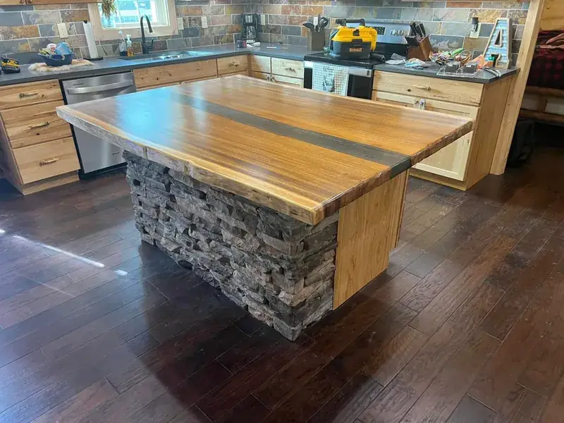 Rustic Kitchen Remodel in Claremore, OK by C&A Roofing & Construction — Project 1 project photo 2