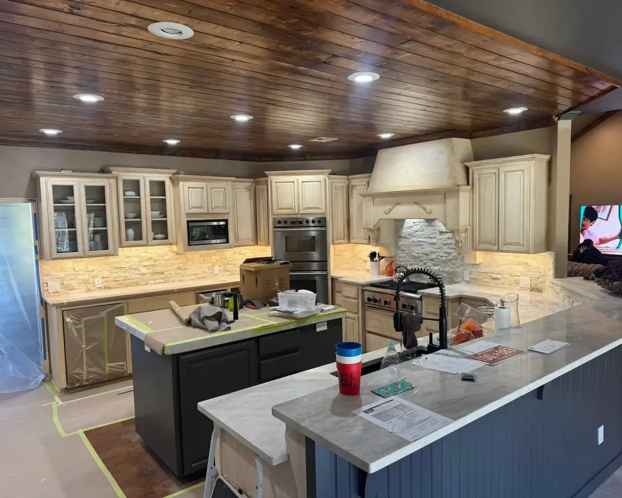 C&A Roofing & Construction kitchen
