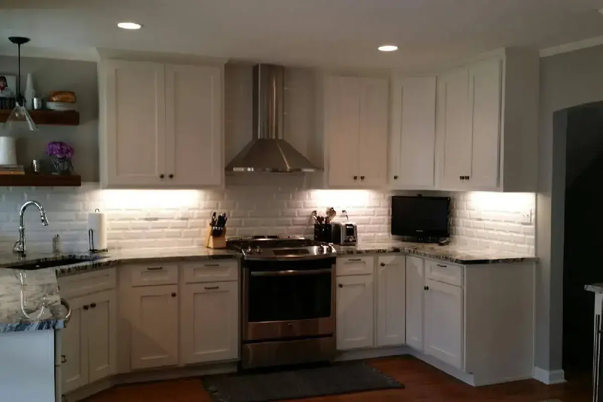 Contemporary Traditional Kitchen Remodel in Claremore, OK by C&A Roofing & Construction project photo